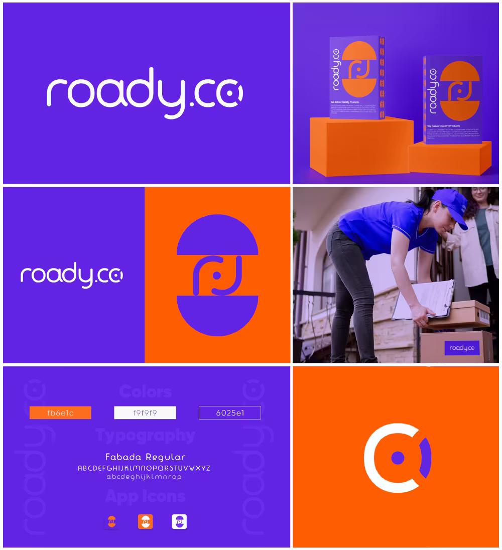 Road.co branding design