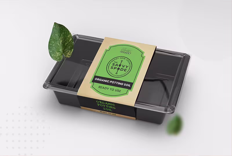 Mouth-watering food label design