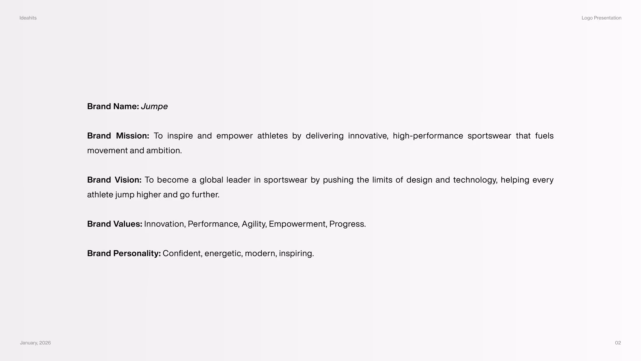 Jumpe brand mission and values overview