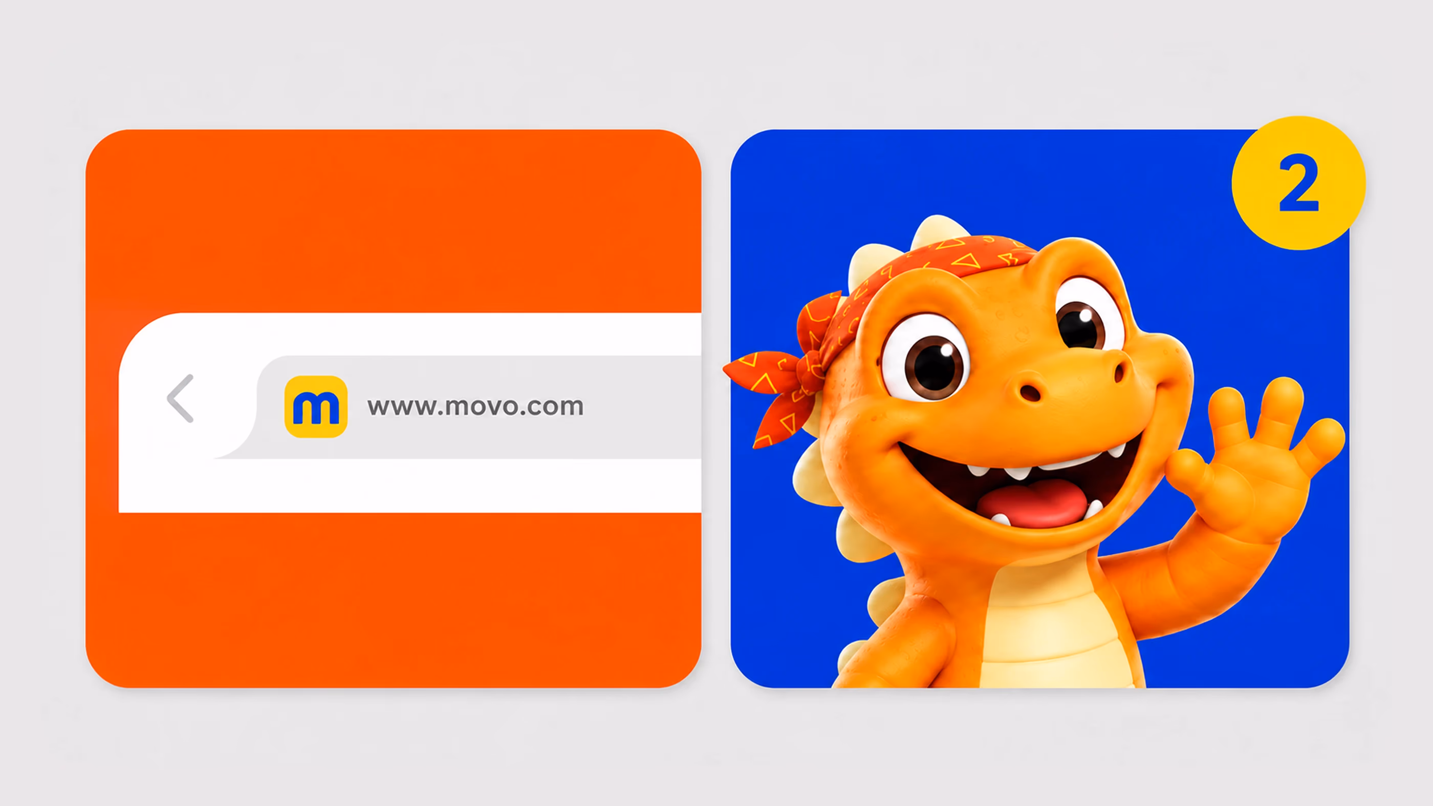 Playful consumer app visual identity - frame 2