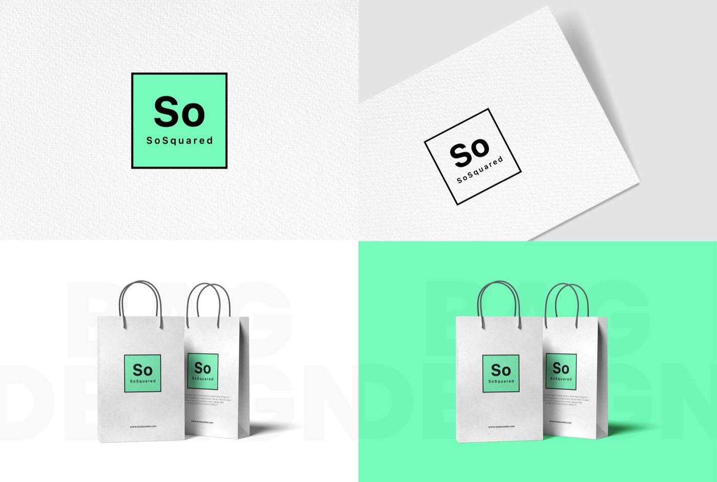 So Squared retail branding