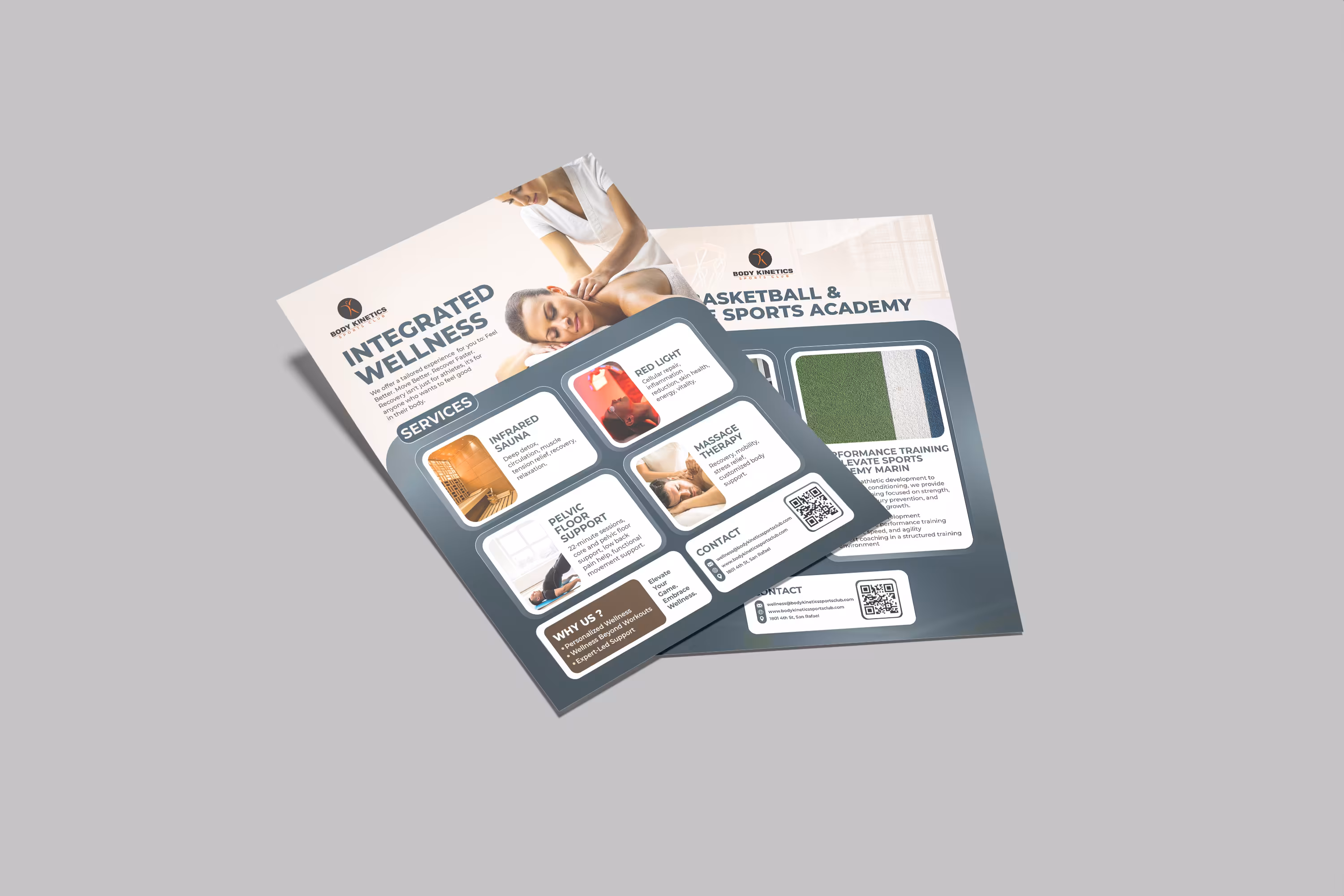 Multi-format infographic export mockup