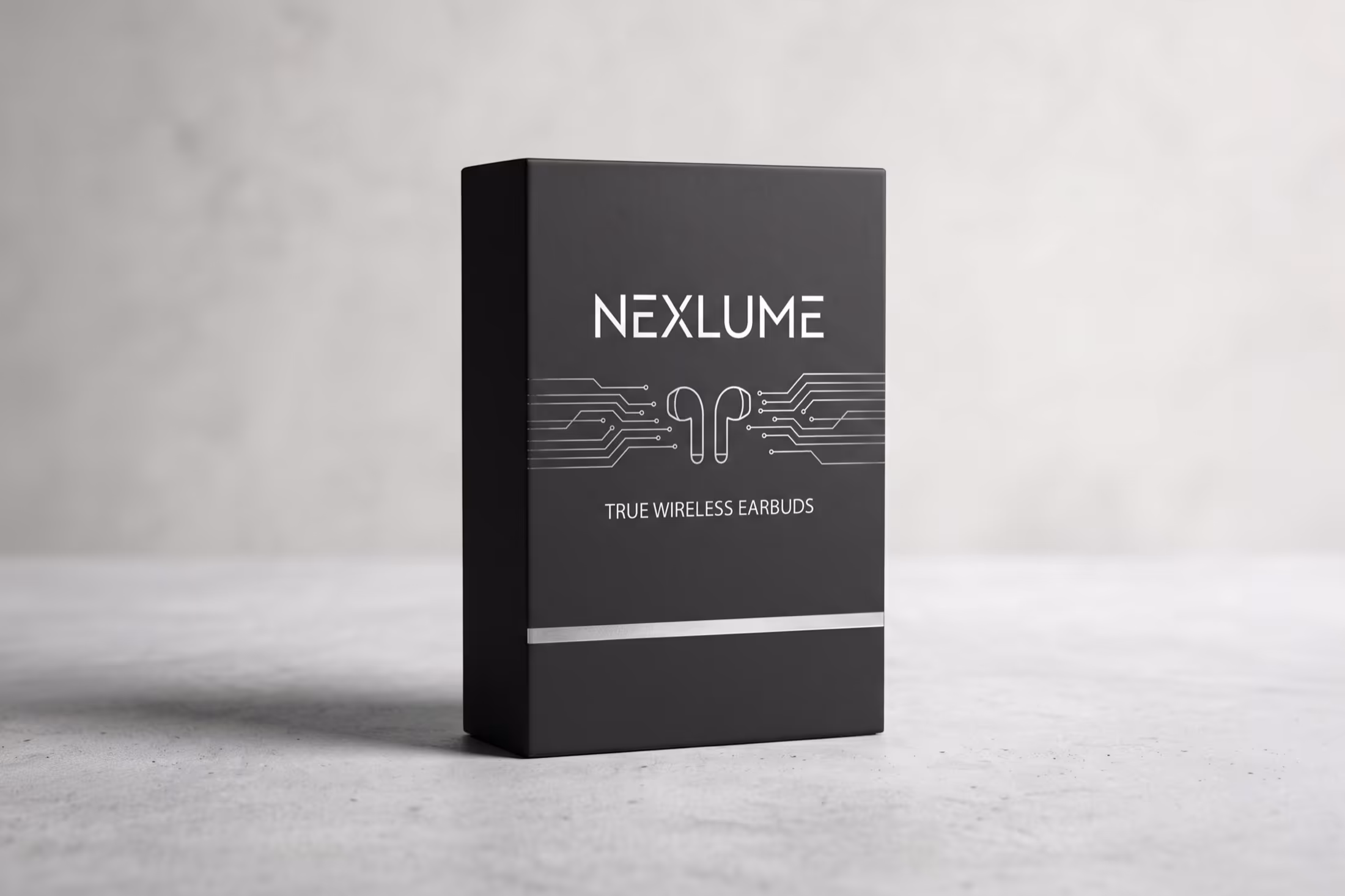 Tech accessory box packaging design