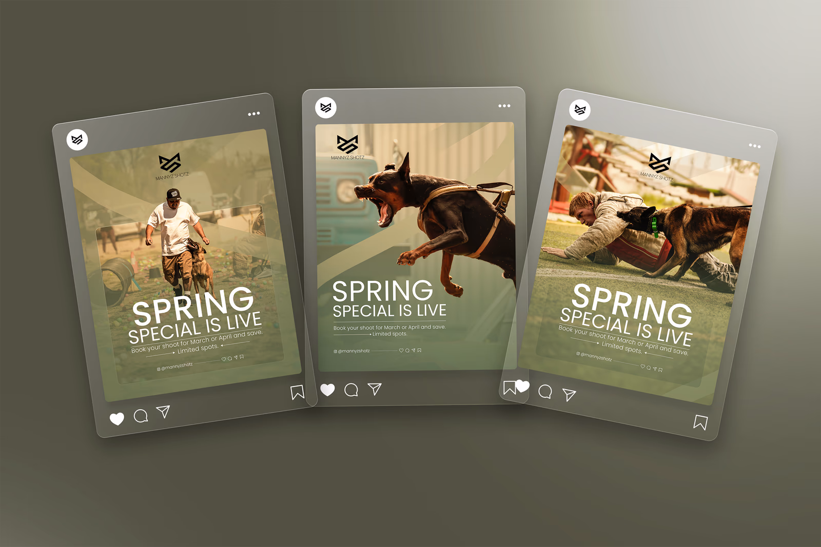 Social feed graphic set