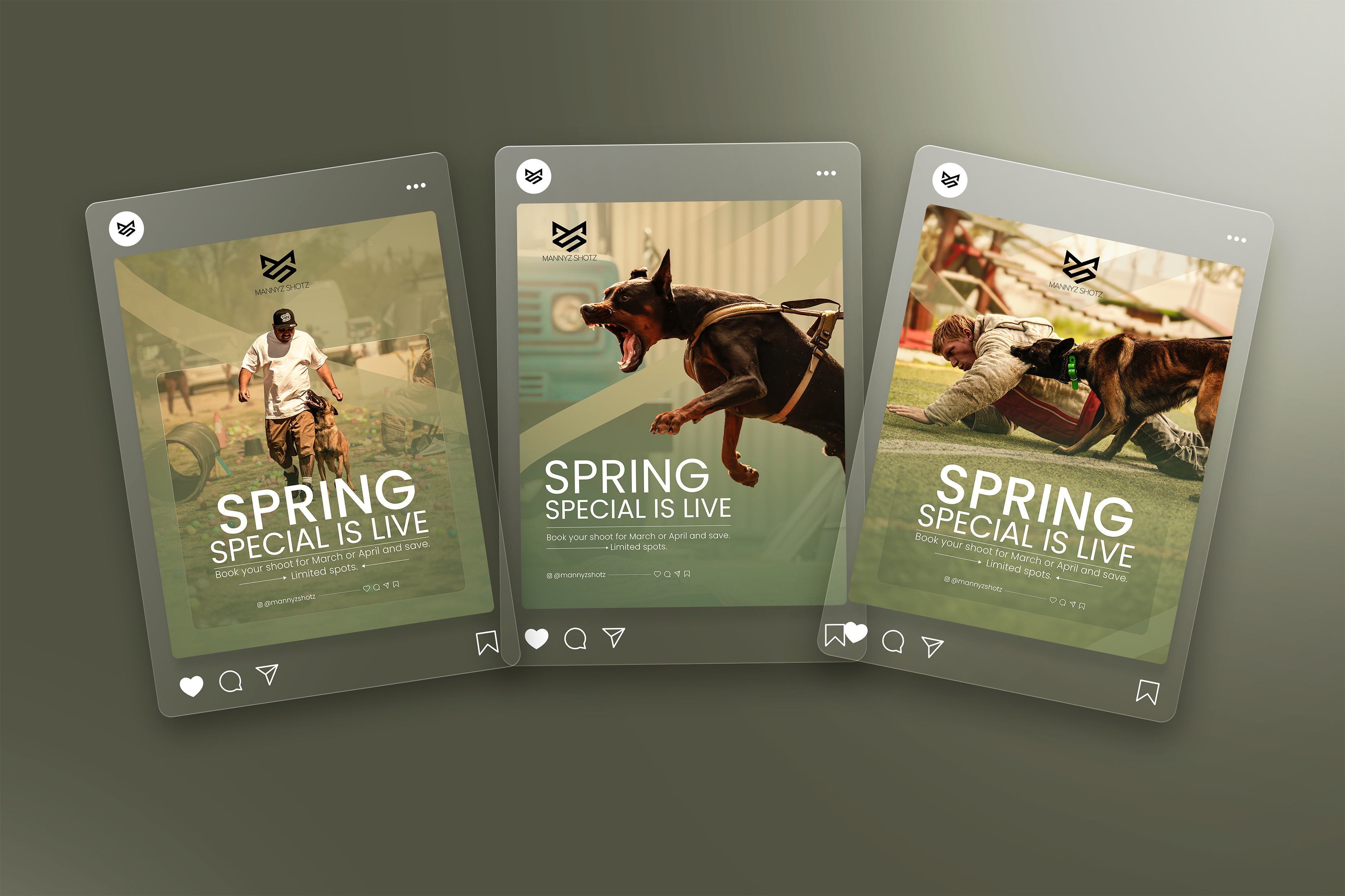 Social feed graphic set