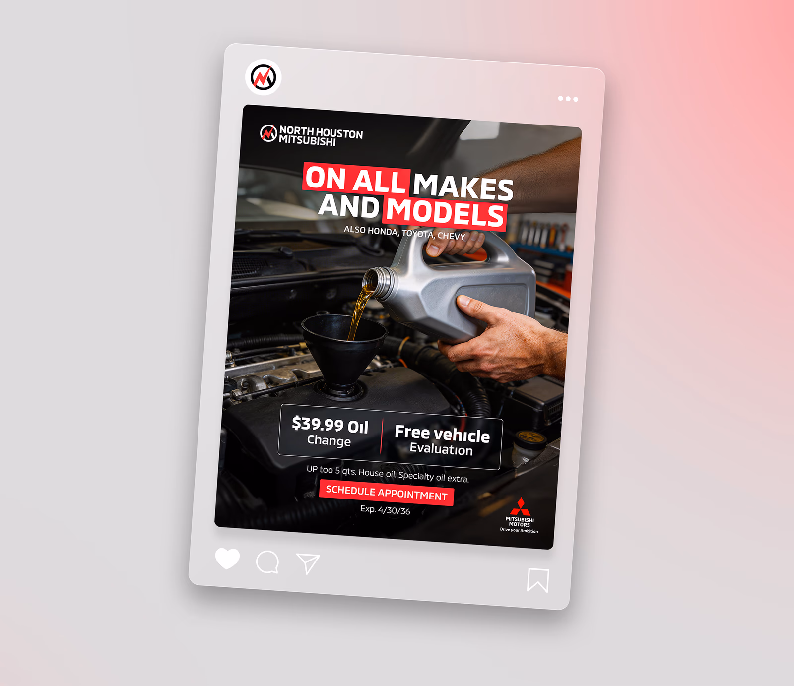 Profile cover social media mockup