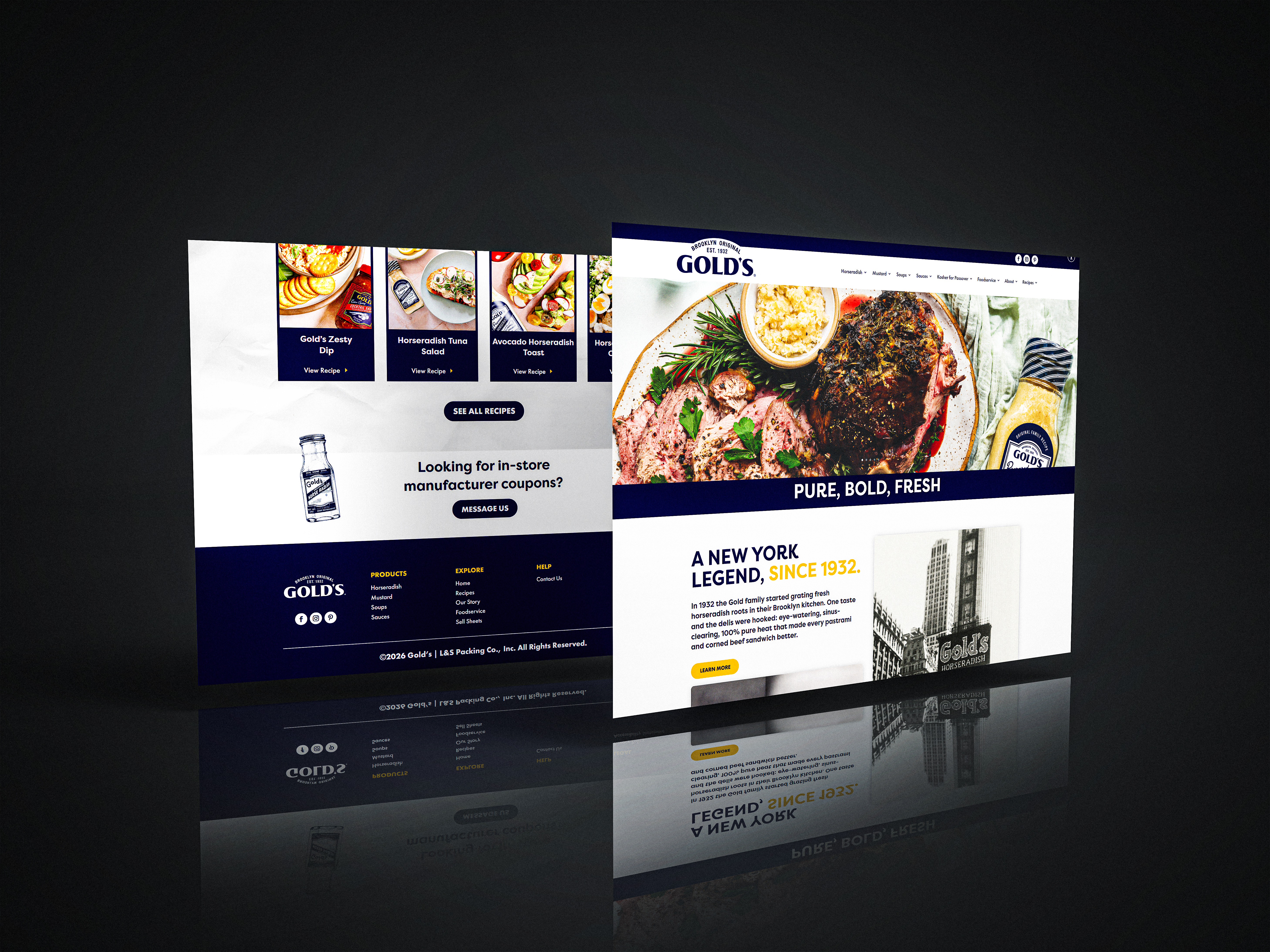 Campaign creative adapted across branded digital formats