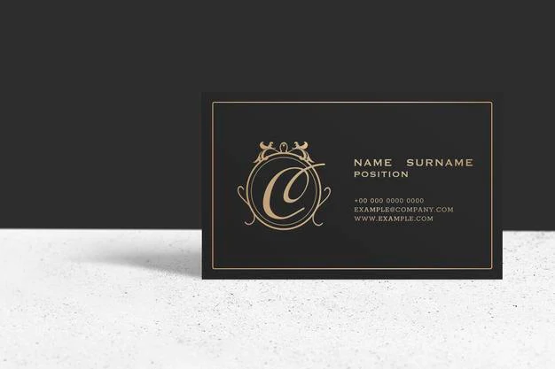 Luxury business card