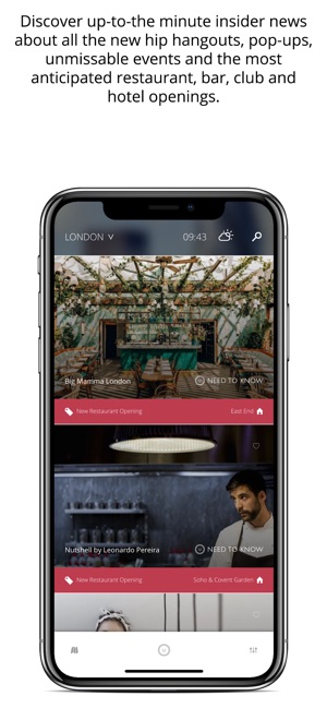 Urbanologie App Interface Design