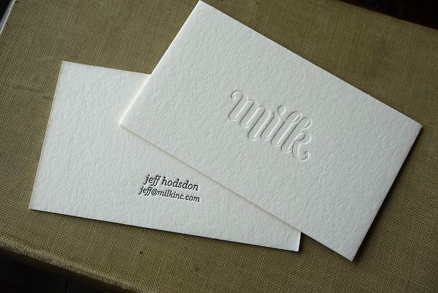 Milk Luxury Business Card